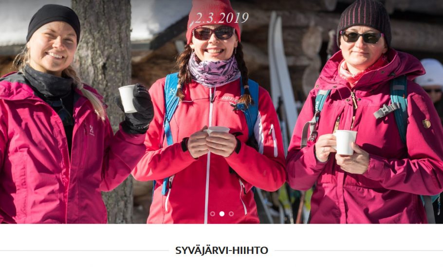 Maaliskuussa Syväjärvi-hiihto